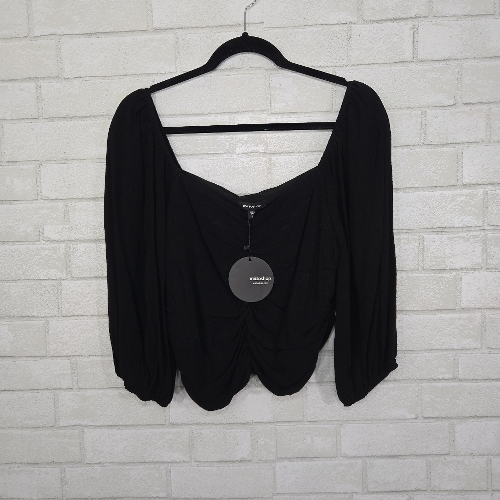 mittoshop NWT black crop top - Picture 5 of 14
